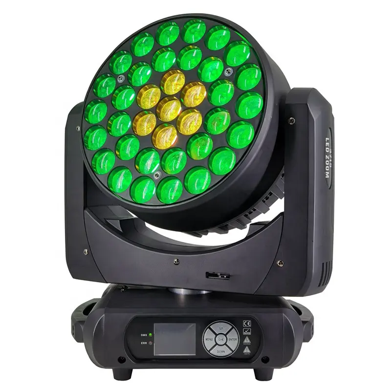 Professional Dj disco night Club Stage 36pcs Led Zoom 36x12w RGBWA 5in1 Led Beam Moving Head Wash Light