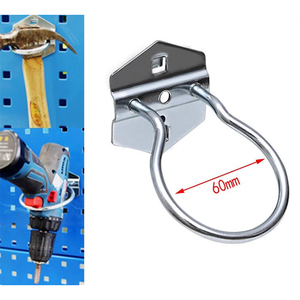 Square Hole Hardware Workbench <strong>Tools</strong> <strong>Hooks</strong> for Efficient Workspace Organization Hanging Boards Organization - Product Image 2