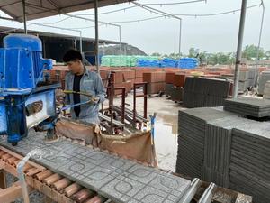 세이셸 테라조 타일 만들기 기계 모자이크 워터스톤 포장 시멘트 벽돌 색상 - Product Image 6