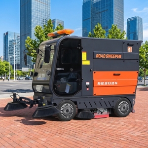 Balayeuse de voirie autotractée 48V à batterie, <span class=keywords><strong>petite</strong></span> machine de nettoyage de routes pour le nettoyage des allées de jardin et des zones scéniques - Product Image 1