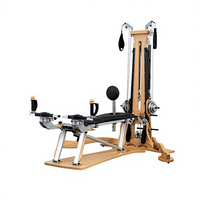 Machine de Pilates Reformer en chêne de qualité supérieure MJD-W42, équipement de Pilates en bois commercial avec résistance réglable