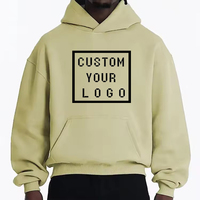 Vente en gros de sweats à capuche unisexes surdimensionnés, épais, en coton biologique 100%, avec logo personnalisé, en vrac, 460 grammes