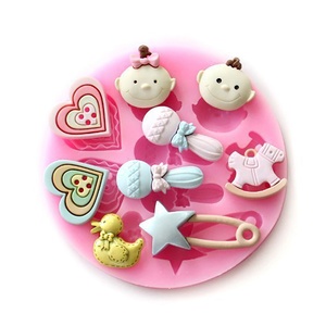Moldes de Silicona para Pies y Manos de Bebé, Herramienta para Decoración de Pasteles de Chocolate y <span class=keywords><strong>Fondant</strong></span>, Decoración del Hogar, Moldes para Pies - Product Image 3