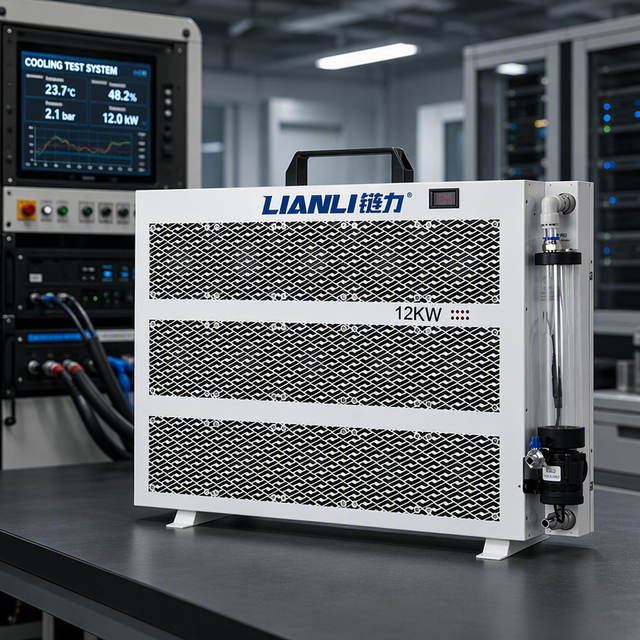 High Efficiency 12KW Smart Liquid Cooling Radiator Intelligent Industrial Water Heat Exchanger for Testing Machine Cooling Unit