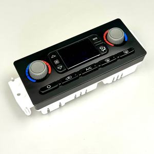 YF-1848 <b>Wall</b> Mounted HVAC Control <b>Panel</b> 238x87x67mm Electric Actuator Black ABS <b>Plastic</b> Contemporary Design - Product Image 4