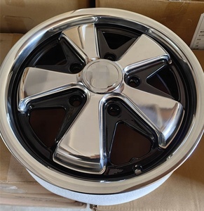 Flyway Fuchs Design 17x7.0 17x9.0 nero lucido con smalto a mano per 911 <span class=keywords><strong>Porsche</strong></span> classico - Product Image 3