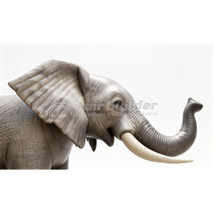 Modèle d'éléphant gonflable personnalisé OEM, décoration animale réaliste pour le carnaval - Product Image 3