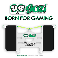 Support de jeu GOZI 11 pouces à gravité zéro avec système de refroidissement par ventilateur et support pour manette de jeu, radiateur pour tablette iPad