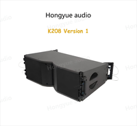 Superventas de alta calidad K208 doble 8 pulgadas Line Array 2 vías caja de altavoz sistema de sonido profesional caja de altavoz