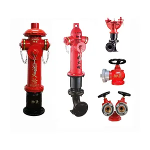 Soppressore di fuoco in ghisa per esterni di buona qualità accessori per attrezzature antincendio idranti tipo idrante antincendio prezzo in vendita