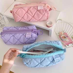 Grande trousse de maquillage légère, rose, violette, bleue, avec fermeture éclair, pour filles et adultes - Product Image 3