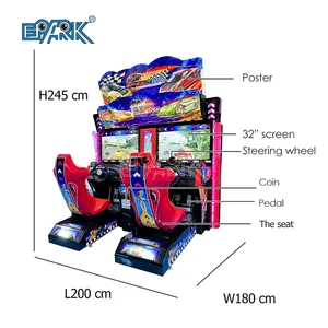 Outrun Machine d'arcade, simulateur de conduite, Arcade 2 joueurs, Machine de jeu de voiture de course à vendre