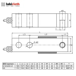 Compressiegewichtssensor Schuifbalk Buigstraal Load Cell Kit Digitale Load Cell Sensor Kracht Sensoren Load Cellen