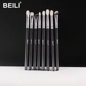 BEILI 8 Pcs Factory Manufacture Profession Eye Shadow Beauty Makeup Tools Make Up Brush Set Private Label Makeup Brush Set