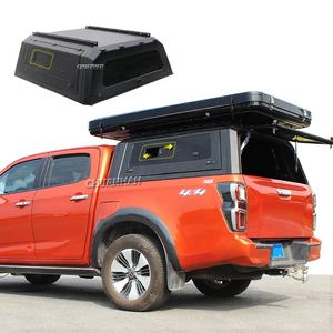 <span class=keywords><strong>MITSUBISHI</strong></span> l200 BT-50 için sürgülü pencereler dmax gölgelik ile pickup gölgelik alüminyum arka hardTop gölgelik - Product Image 4