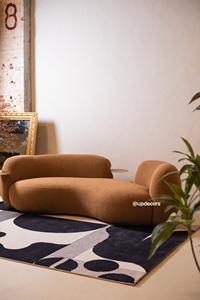 Cama de Salón Moderna Minimalista de Terciopelo Estilo Italiano, la Más Popular - Product Image 3