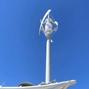 Éolienne verticale 5KW 220V, système hybride éolien-solaire, générateur d'énergie domestique, IP54, efficacité 50-75% - Product Image 3