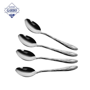 Juegos de cucharas de cena de acero inoxidable al por mayor cubiertos de plata y oro reutilizables 410 cubiertos cuchara de sopa para restaurantes - Product Image 1