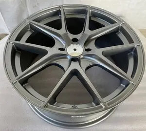 Aros OEM Rines通用黑红唇4孔100 120 PCD 16x7 17x7 7.5 18x8.5英寸铝合金铝制运动型乘用车轮辋