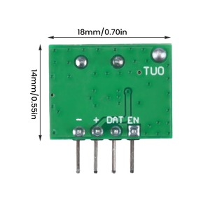 433Mhz Superheterodyne RF Receiver & <b>Transmitter</b> Module - High - Performance for <b>Wireless</b> Communication - Product Image 3