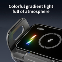 Nouveaux produits Gadgets électroniques RGB 15W Anti-secousse Rotation à 360° Support de chargeur de voiture sans fil à écran pliable pour Z Fold 7