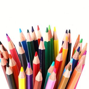 Crayons de couleur hexagonaux faciles à utiliser, 12 couleurs, pour dessin, croquis, étudiants, lot de 36 crayons de couleur en bois pour l'école - Product Image 3