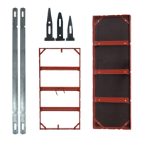 Panneaux de coffrage Symons Steel-ply haute résistance, épaisseur 4 mm, taille personnalisée pour les coins intérieurs/extérieurs, construction en béton