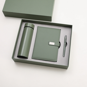 Promo : Coffret Cadeau Luxe en Cuir PU A5 pour Entreprises avec Stylo, Mug Isotherme et Housse de Carnet en Cuir Personnalisable USB - Product Image 4
