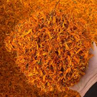 Bunga Calendula Kering Grosir Bahan Baku Calendula Officinalis untuk Teh Herbal Kualitas Makanan, Marigold Oranye Alami dalam Kemasan Besar