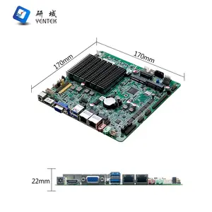 X86 J4125 4 Cores 4 Threads Hd + Vga Alles In Één Moederbord Ingebed Industriële Dunne Itx Moederbord Met 8 Usb