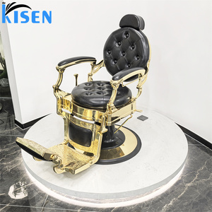 Sillón de Barbería Vintage KISEN con Altura Ajustable, Sillón Reclinable para Salón de Belleza, Muebles de Salón Cerca de Mí para Barbería - Product Image 4