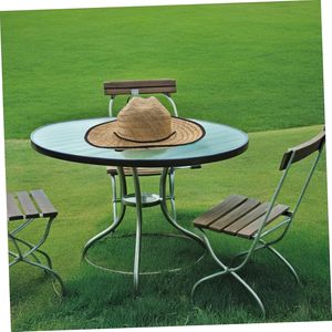 Sombreros de Paja de Guardavidas con Protección Solar para Verano, Sombreros de Paja Naturales con Parche de Logotipo Personalizado, Sombreros de Paja para Surf, Safari, Playa, Panamá - Product Image 3