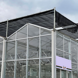 Arco gótico de vidrio solar Casa de cultivo Venlo Conservatorio canto surco invernadero para árboles de interior - Product Image 5
