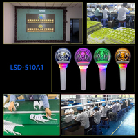 Palos LED de Plástico Ecológicos con Logotipo Personalizado, Modelado 3D, Artículos para Fiestas, Tendencia 2026, Regalo de Navidad, RGBW