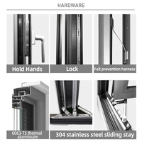 Ventanas abatibles colgantes superiores Ventanas abatibles de 90 grados Barras DE SEGURIDAD decorativas para ventanas abatibles