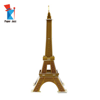 Puzzles en papier d'architecture personnalisés de haute qualité, bâtiments célèbres, bricolage pour enfants ou éducation, modèle de puzzle en mousse 3D
