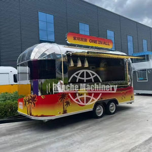 Remolque de Comida de Acero Inoxidable, Cafetería Móvil, Camión de Comida, Remolque de Helados, Comprar un Camión de Comida - Product Image 1