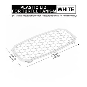 Tapa <span class=keywords><strong>de</strong></span> Plástico a Prueba <span class=keywords><strong>de</strong></span> Escape para Pecera Desmontable para <span class=keywords><strong>Tortugas</strong></span> - Product Image 3