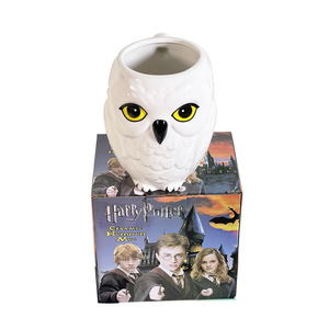 Tasse à <span class=keywords><strong>café</strong></span> en céramique hibou, modèle animalier, ornement magique - Product Image 4
