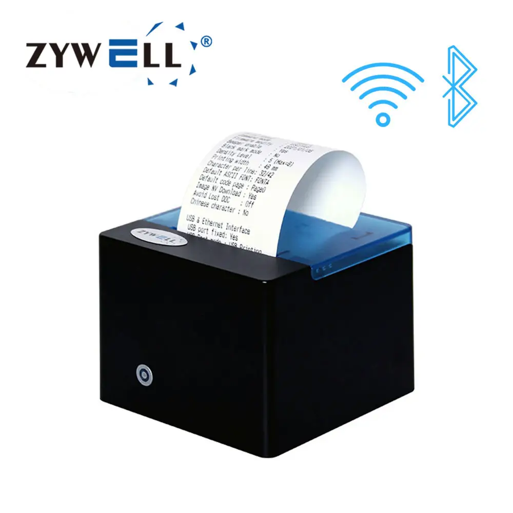 Z58-II 58mm POS Machine Bluetooth WIFI imprimante Zywell 2 pouces thermique reçu billet imprimante
