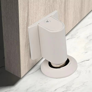 Floor type safety gantry zinc alloy 3m adhesive installation permanent magnet <b>spring</b> hidden <b>door</b> <b>stop</b> - Product Image 2