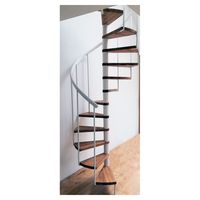 Escalier en spirale extérieur Prima, design moderne et simple, escalier rond pour villa, maison et balcon