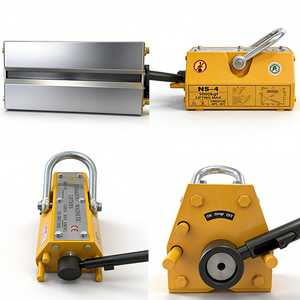 NS-2 Permanent Magnetic <strong>Lifter</strong> 400kg Lifting Magnet With Release For Steel <strong>Plate</strong> - Product Image 2