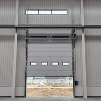 Portes segmentées en PVC industrielles très vendues pour la logistique d'entrepôt, porte automatique