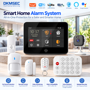 Système d'alarme de sécurité domestique sans fil série P600 Tuya WiFi 4G LoRa avec écran tactile et surveillance par caméra - Product Image 1