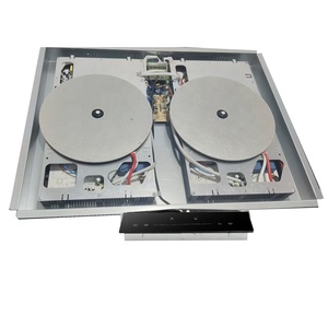 Table de cuisson à <span class=keywords><strong>induction</strong></span> invisible 2 brûleurs avec panneau de commande tactile intégré sous comptoir <span class=keywords><strong>en</strong></span> granit, marbre ou quartz - Product Image 1