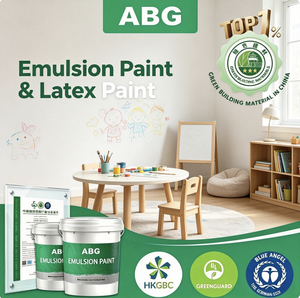 Pintura de látex texturizada transpirable, pintura de emulsión a base de agua para revestimiento de paredes en espacios de exhibición. - Product Image 2