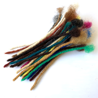 Dreadlocks afro doux faits à la main extensions de cheveux cheveux humains brésiliens sans trame pour les femmes africaines