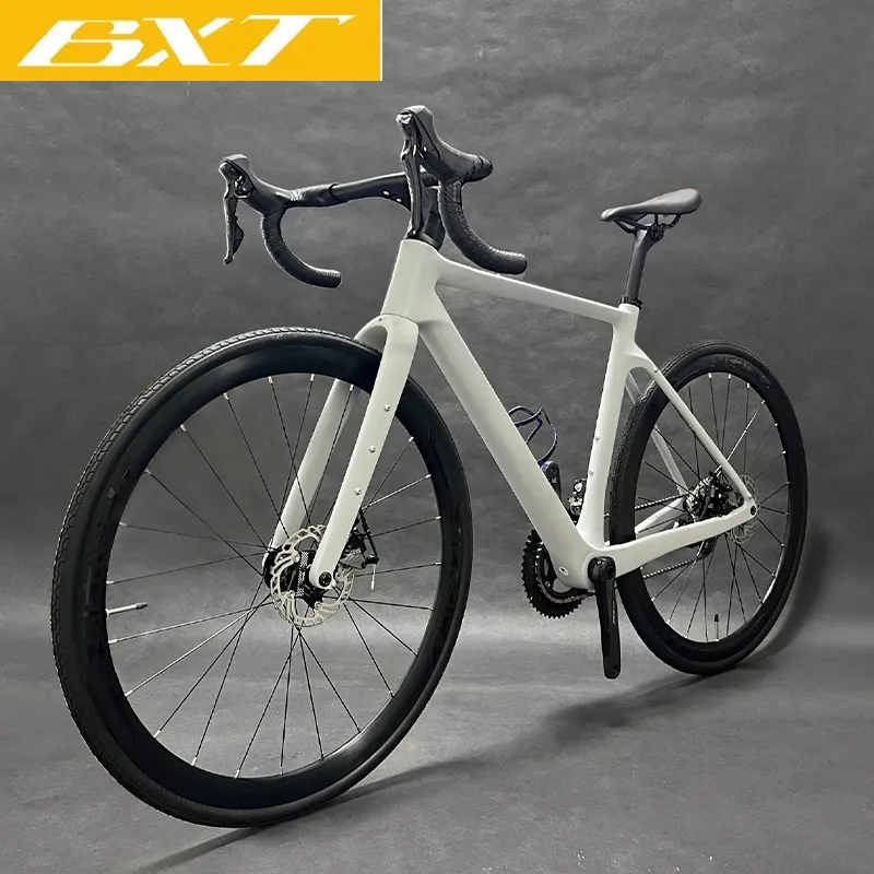 Гравийный велосипед, дисковый тормоз 700C, индивидуальный дорожный велосипед, 22 скорости, 27,5 гравийный карбоновый велосипед