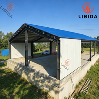 Taller Metálico Prefabricado Industrial, Proyecto de Ingeniería Real, Almacén de Estructura de Acero de Espacio Abierto